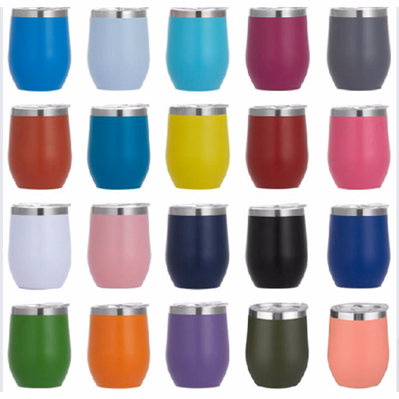 12oz egg-shaped tumbler