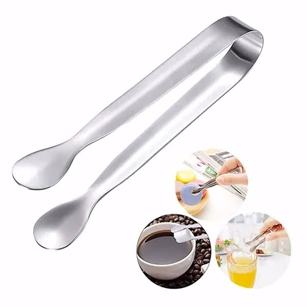 STAINLESS STEEL ICE CUBE TONGS