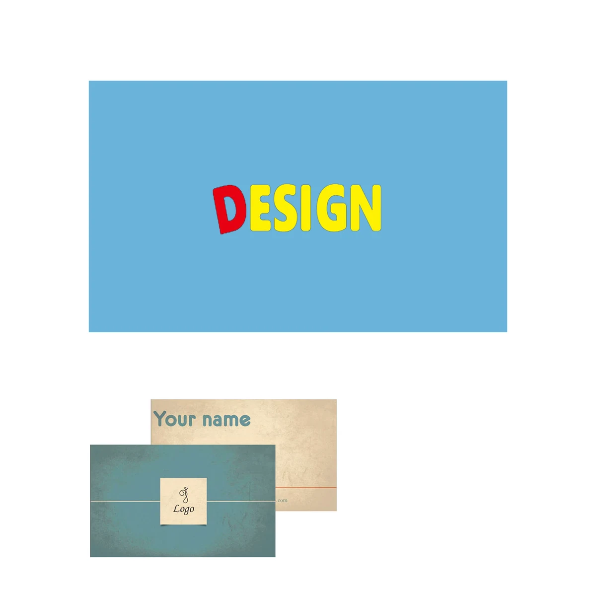 3.5" X 2" Standard UV Customized Business Cards MOQ500 1