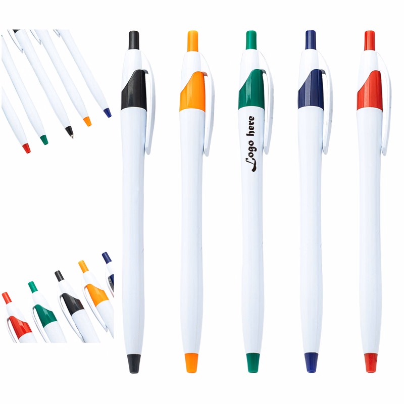 Plastic Press-Type Ballpoint Pens