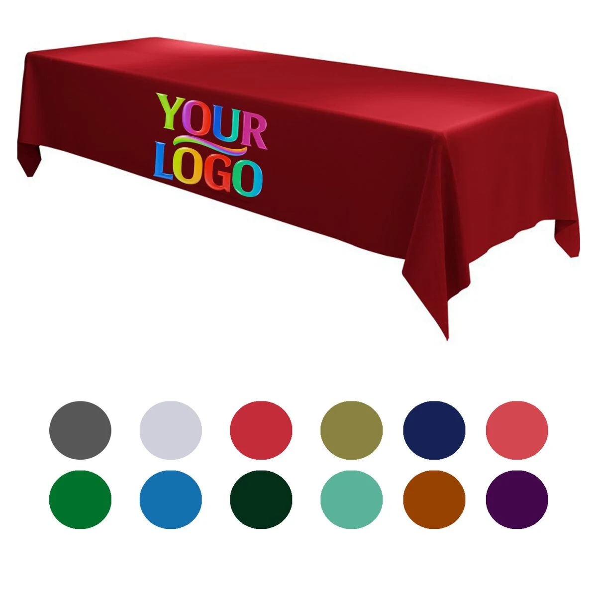 Polyester Full Color Print Tablecloth 1