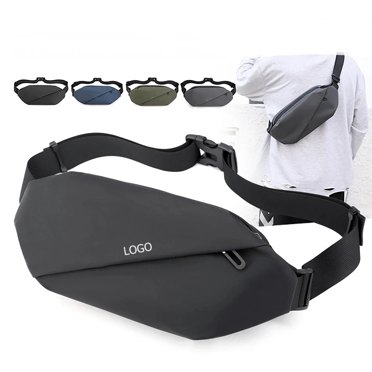 Versatile Large Capacity One-Shoulder Crossbody Waist Bag 1