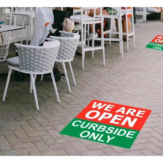 Floor Graphics, Surface Decal (12" x 12")
