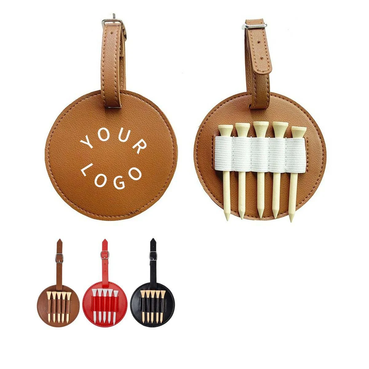 Portable Golf Tee Holder with Elegant Design 1