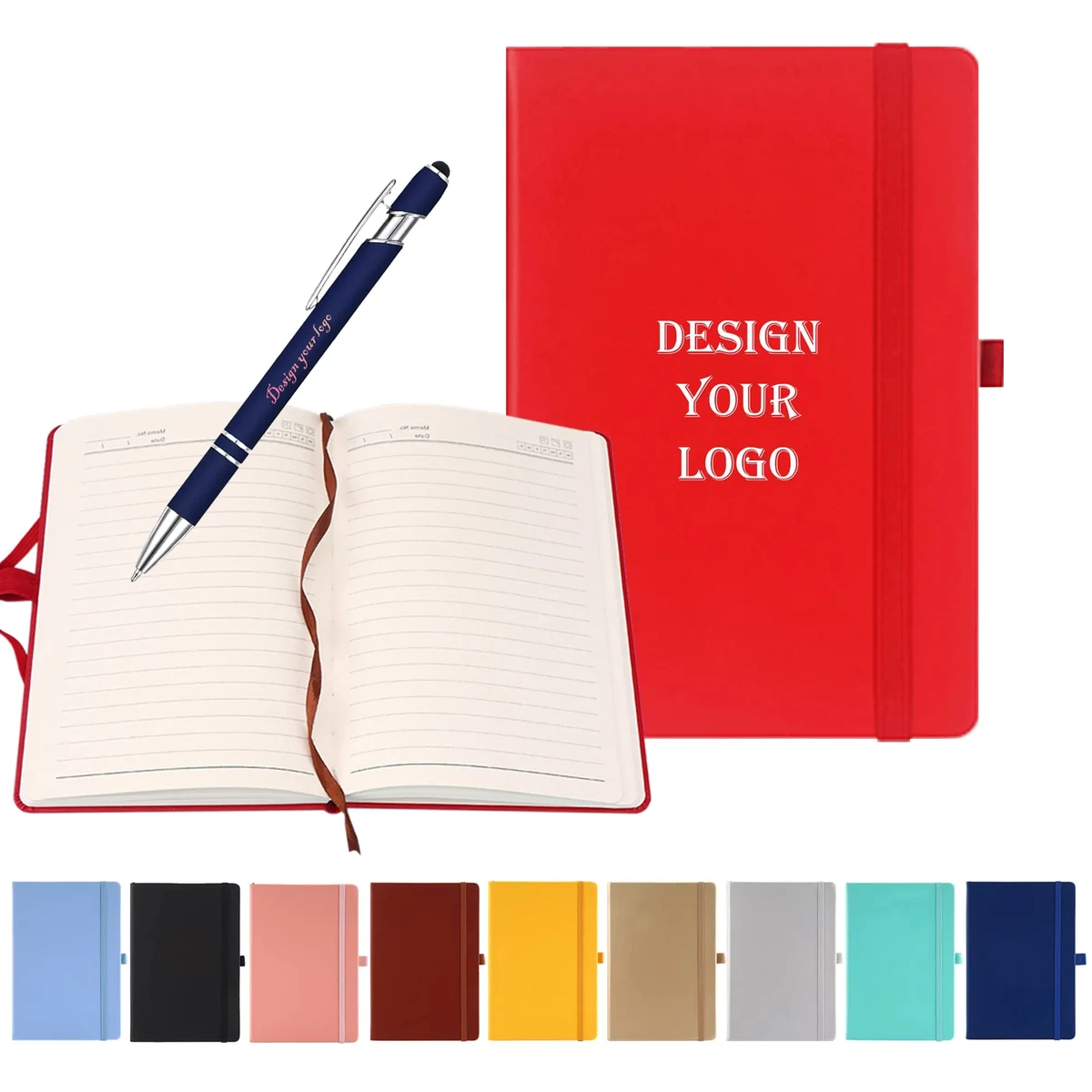 Notebook With Ballpoint Pen And Stylus Tip 1