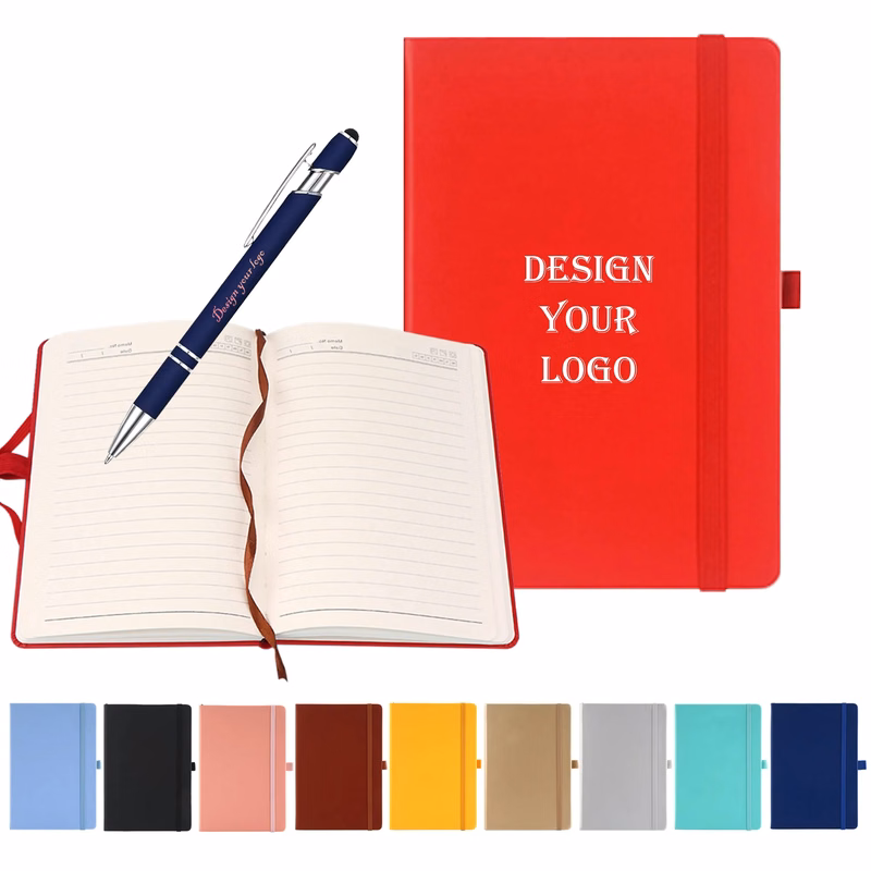 Notebook With Ballpoint Pen And Stylus Tip