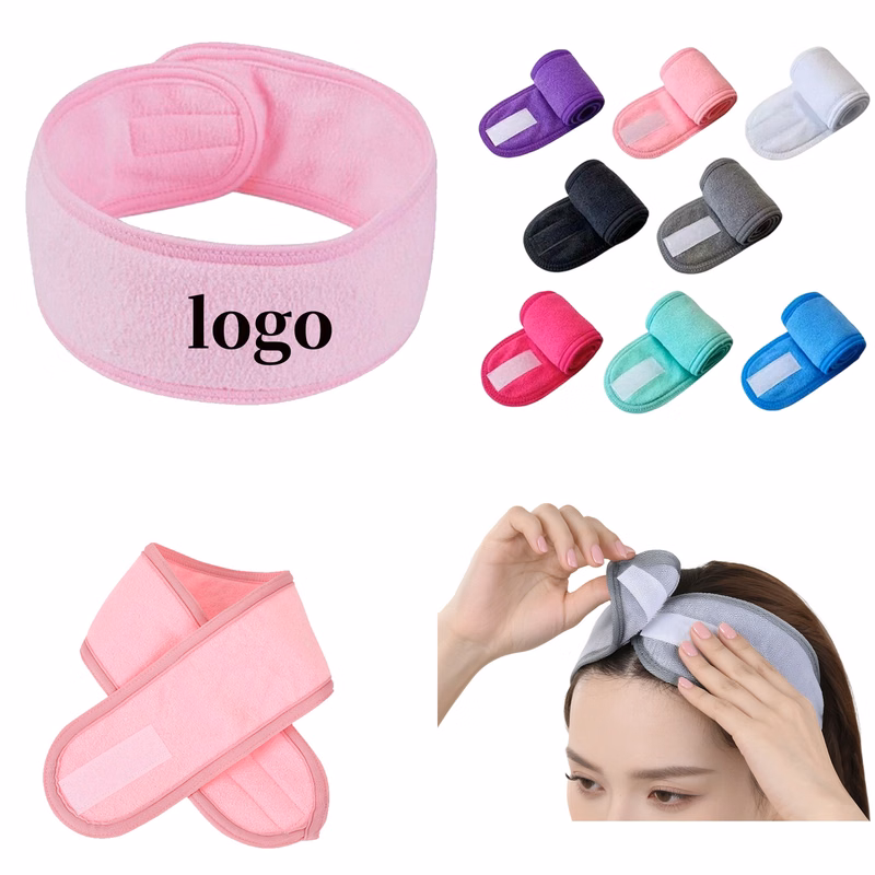 Adjustable Terry Cloth Skincare Hair Headband