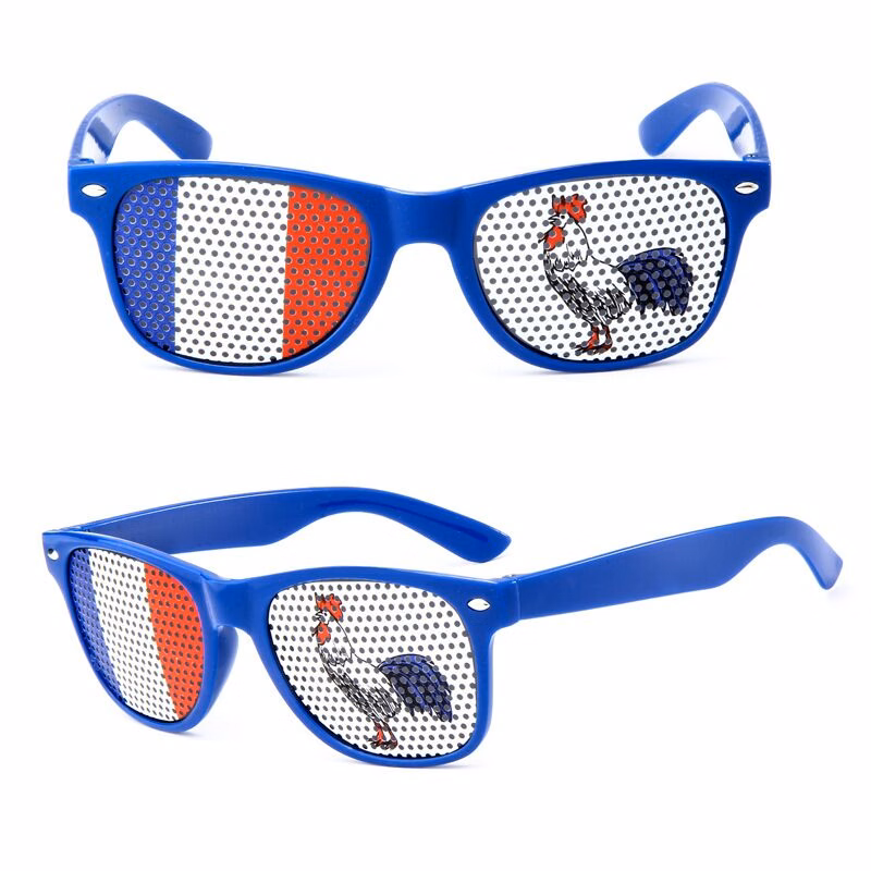 Retro Lens Sticker Sunglasses