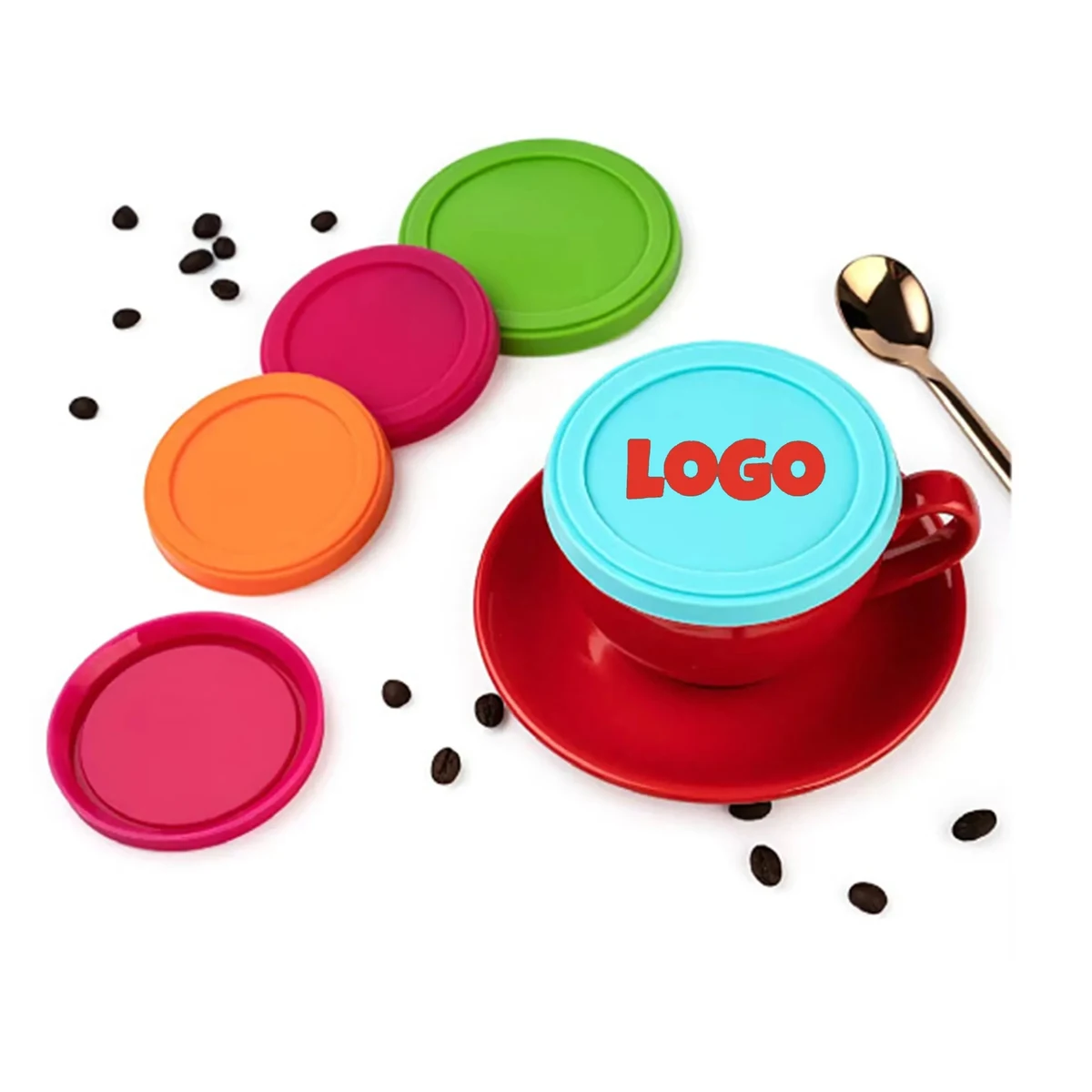 Silicone Dustproof Coffee Cup Lid 1