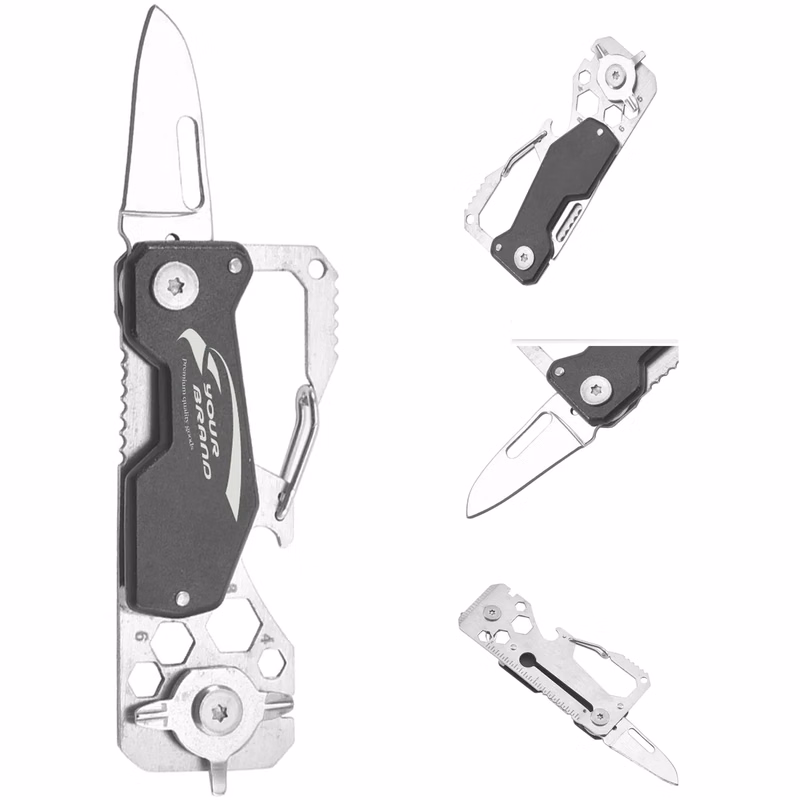 Swiss Style Army Pocket Knife Multitool Keychain