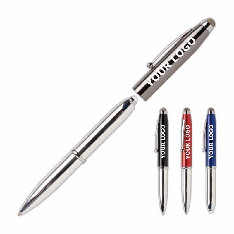 Illuminated Stylus With Led Light And Touch Tip