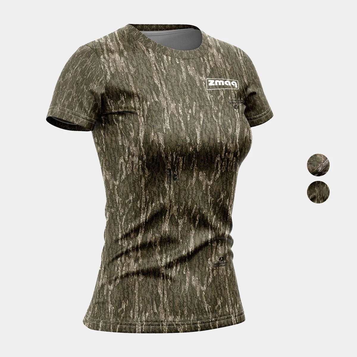 Mossy Oak® Women's 4.4 oz. Polyester Interlock Short Sleeve T-Shirt 1