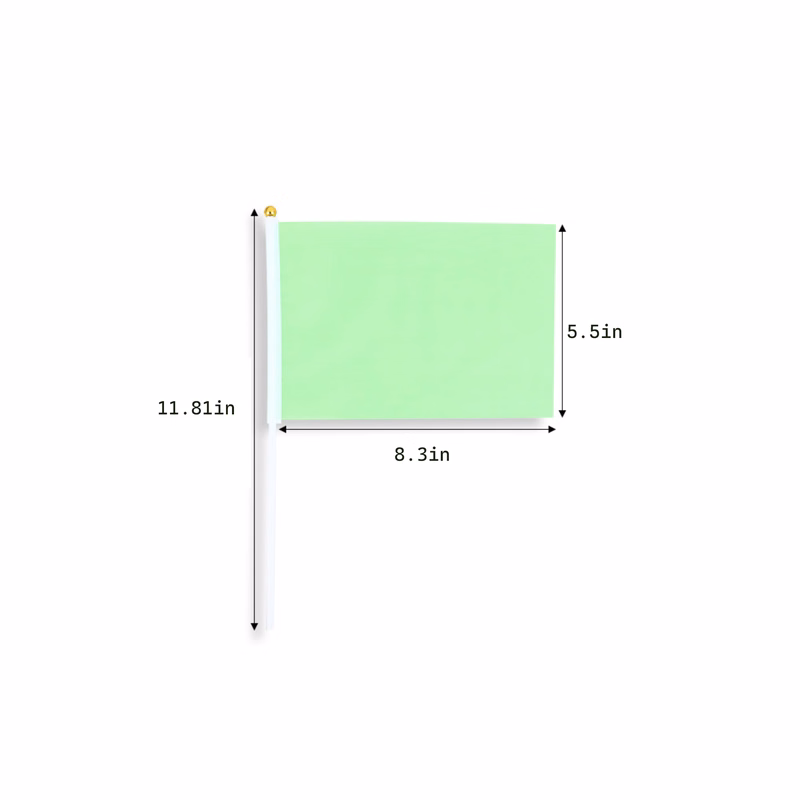Small Handheld Waving Flag