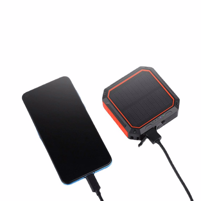 Solar Power Bank Light with Wireless Charger