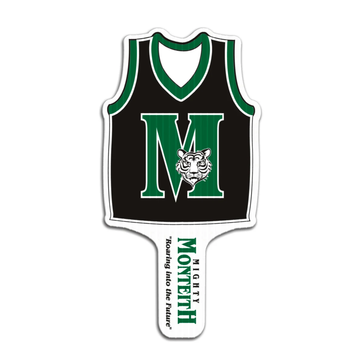 Basketball Jersey Hand Fan, Screen Printed 1