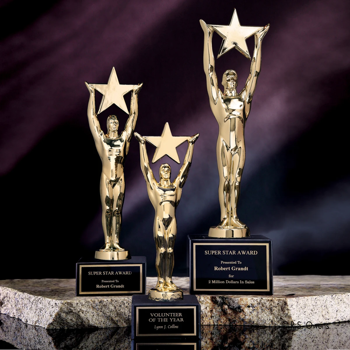 Star Achievement Award on Marble 1