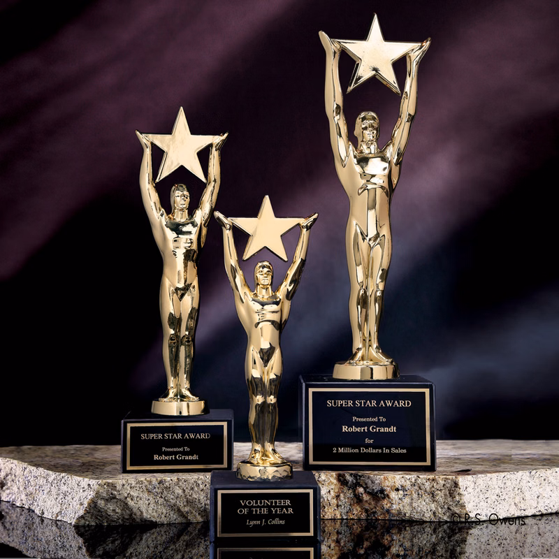 Star Achievement Award on Marble