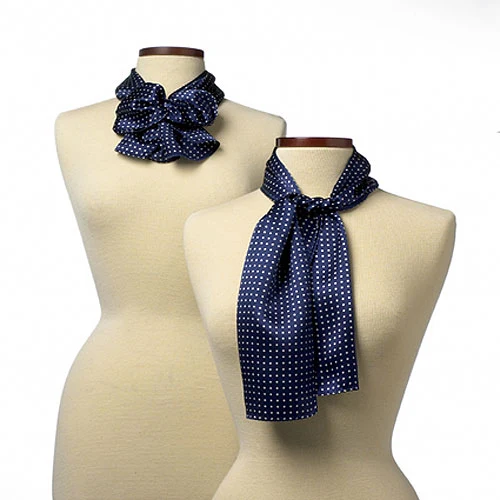 Navy Blue Newport Polyester Scarf - 8"x45" 1