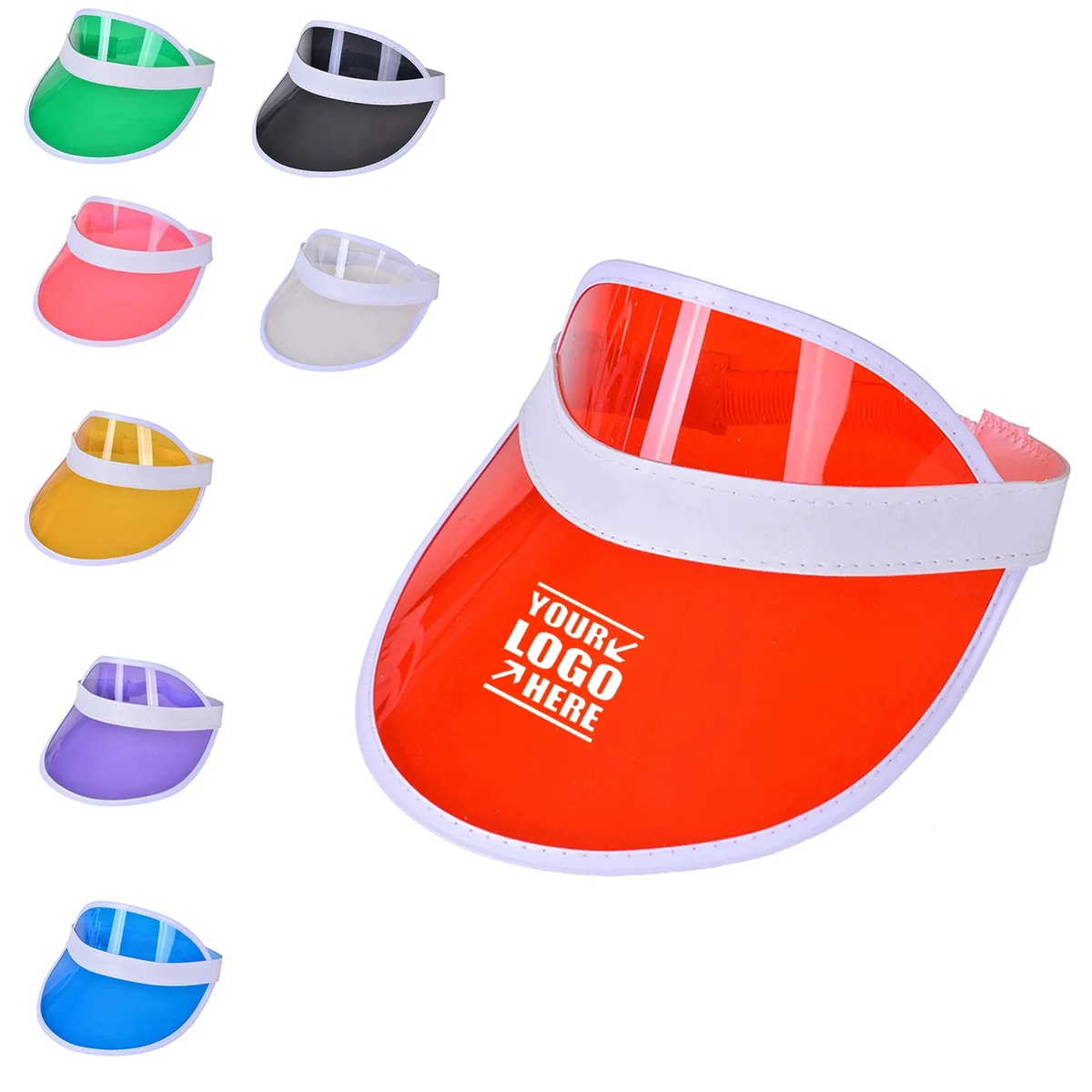 Outdoor PVC Sun Visor Hat 1