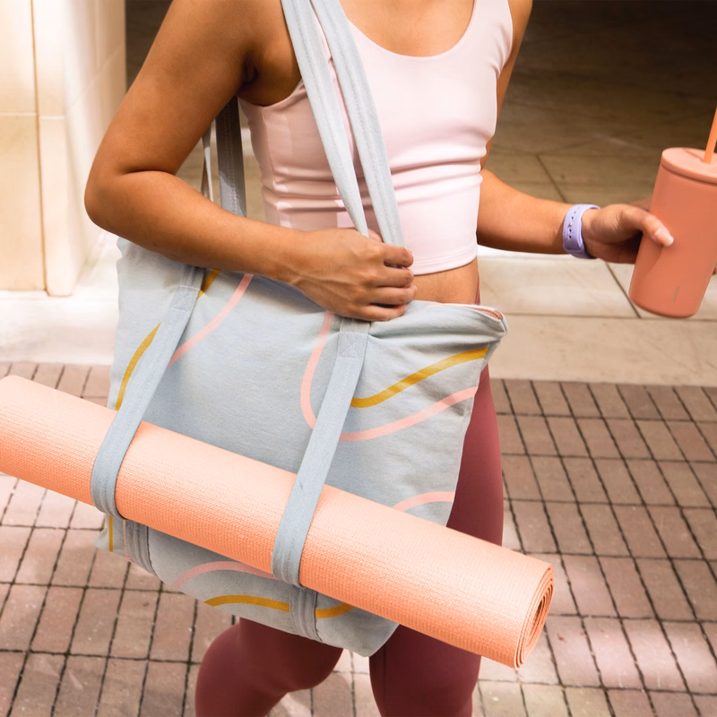 TWINKLES EVEN MORE YOGA TOTE - DENIM