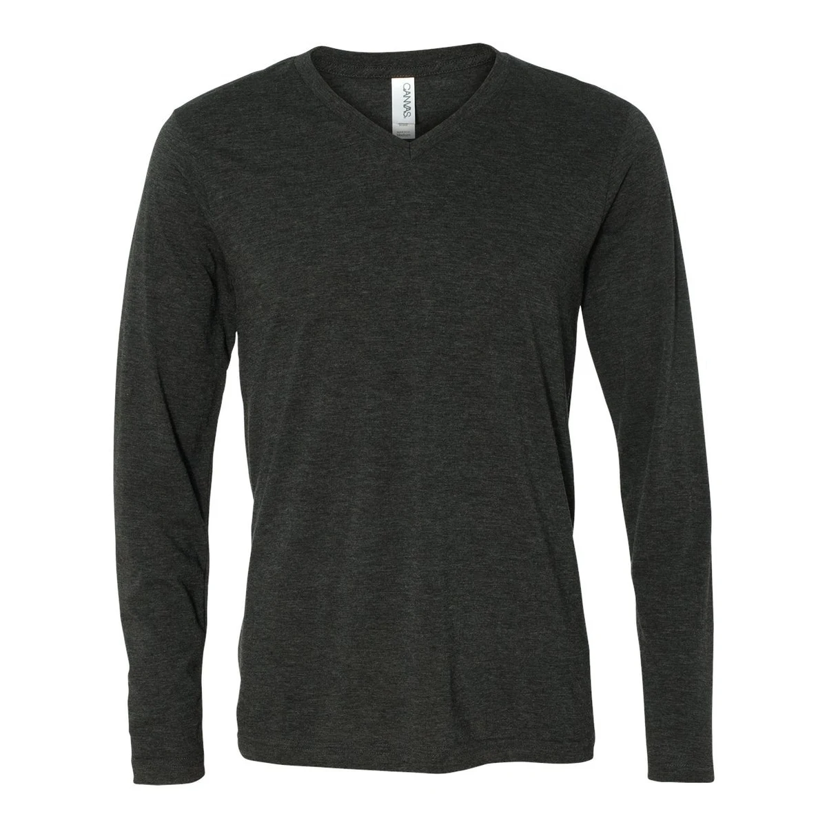 Unisex Long Sleeve V-Neck Tee - 3425 1