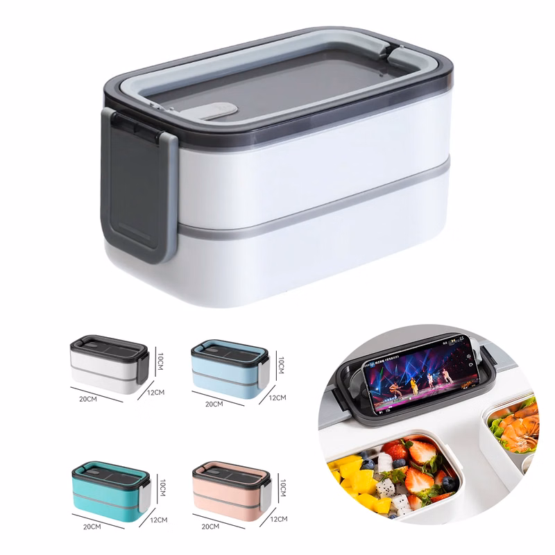 Double Stainless Steel Insulated Bento Box