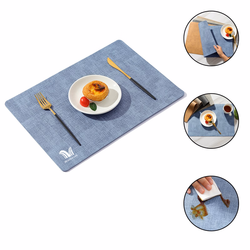 Placemat Leather Table Mats for Kitchen Dining