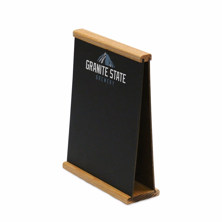 Countertop Table Tent Style A-Frame Chalkboard - 8"W x 10"H