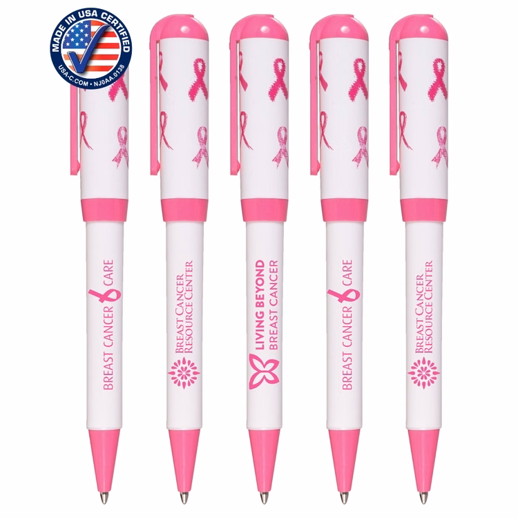Breast Cancer Awareness Pink Color Ballpoint twist Pen