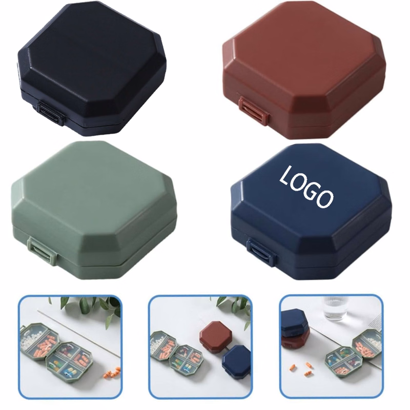 6 Compartment Pill Dispenser Boxes