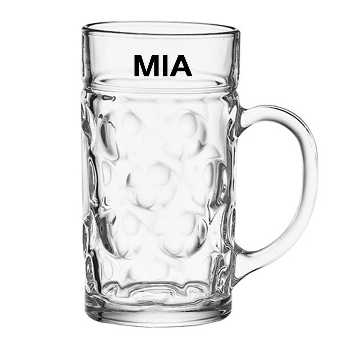 19.7oz Crystal Glass Beer Mug 1
