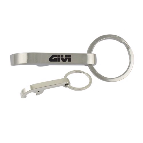 Chrome Bottle Opener Key Tag (Key Chain, Keychain, Key chains)-CLOSE OUT