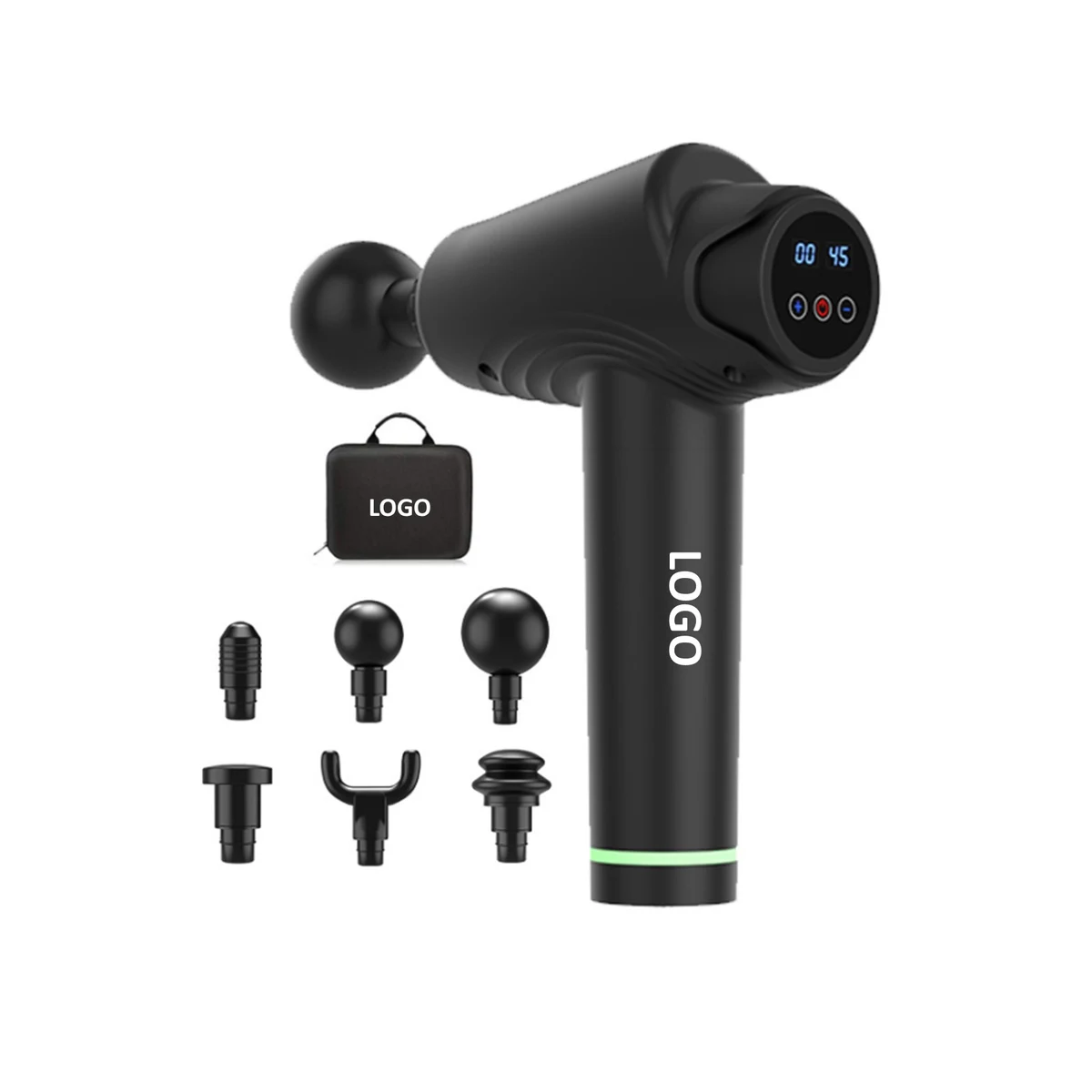 Deep Tissue Massage Gun with 6 Attachments 1