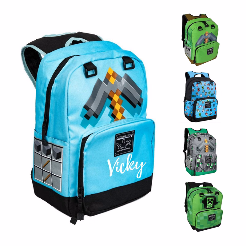 Minecraft Backpack Schoolbag
