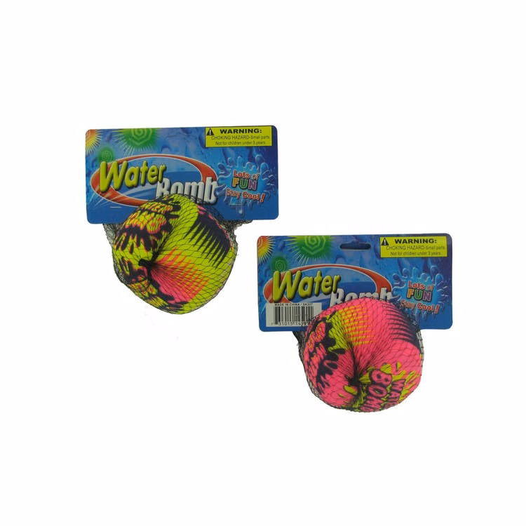 Water Bombs - Assorted Colors Nylon Foam 3"