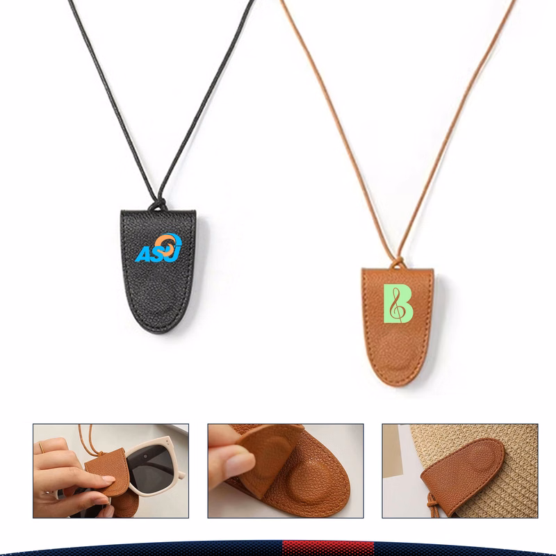 Latcher Magnetic PU Leather Glasses Lanyard Holder