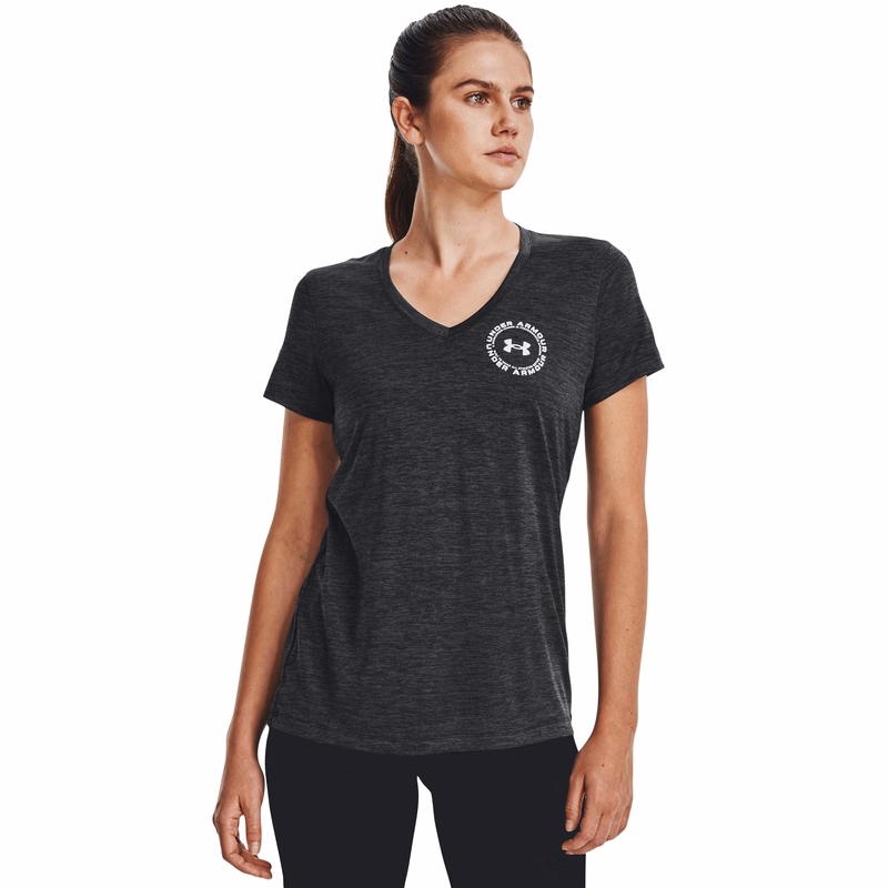 UA Tech Twist Crest Women's Short Sleeve