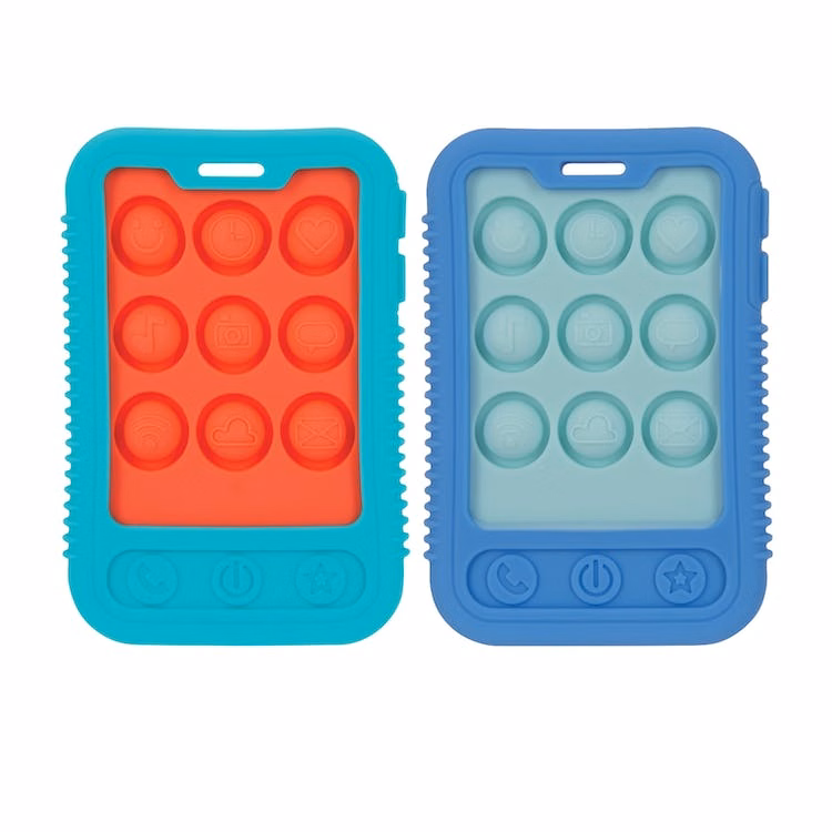 Nuby Cell Phone Popper Teethers - 3M+