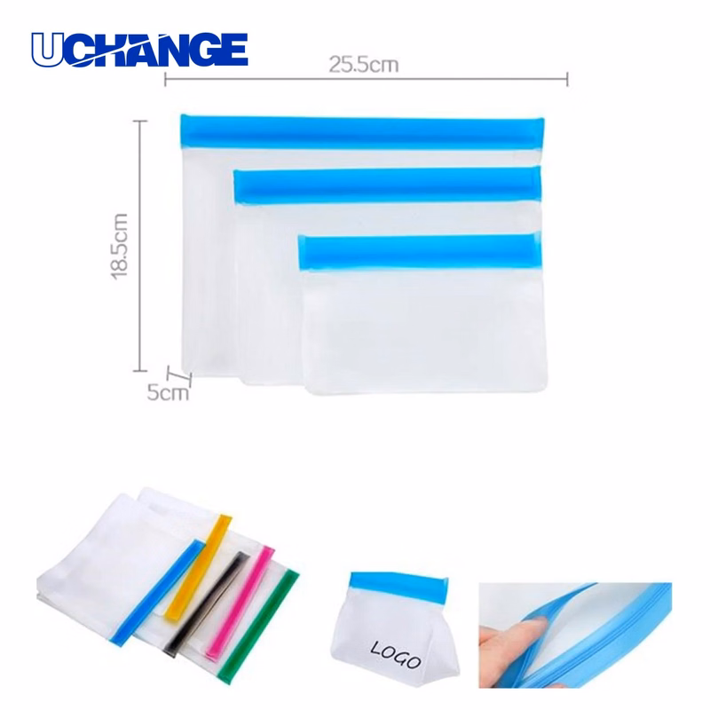 Reusable PEVA Zip-Top Storage Bag