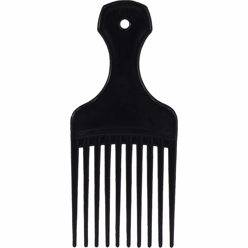 Bulk Hair Picks - Black 2.25"