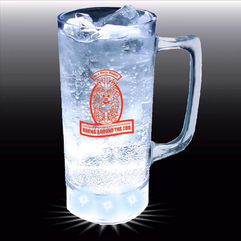 12oz 5-Light Plastic Beer Mug with Handle