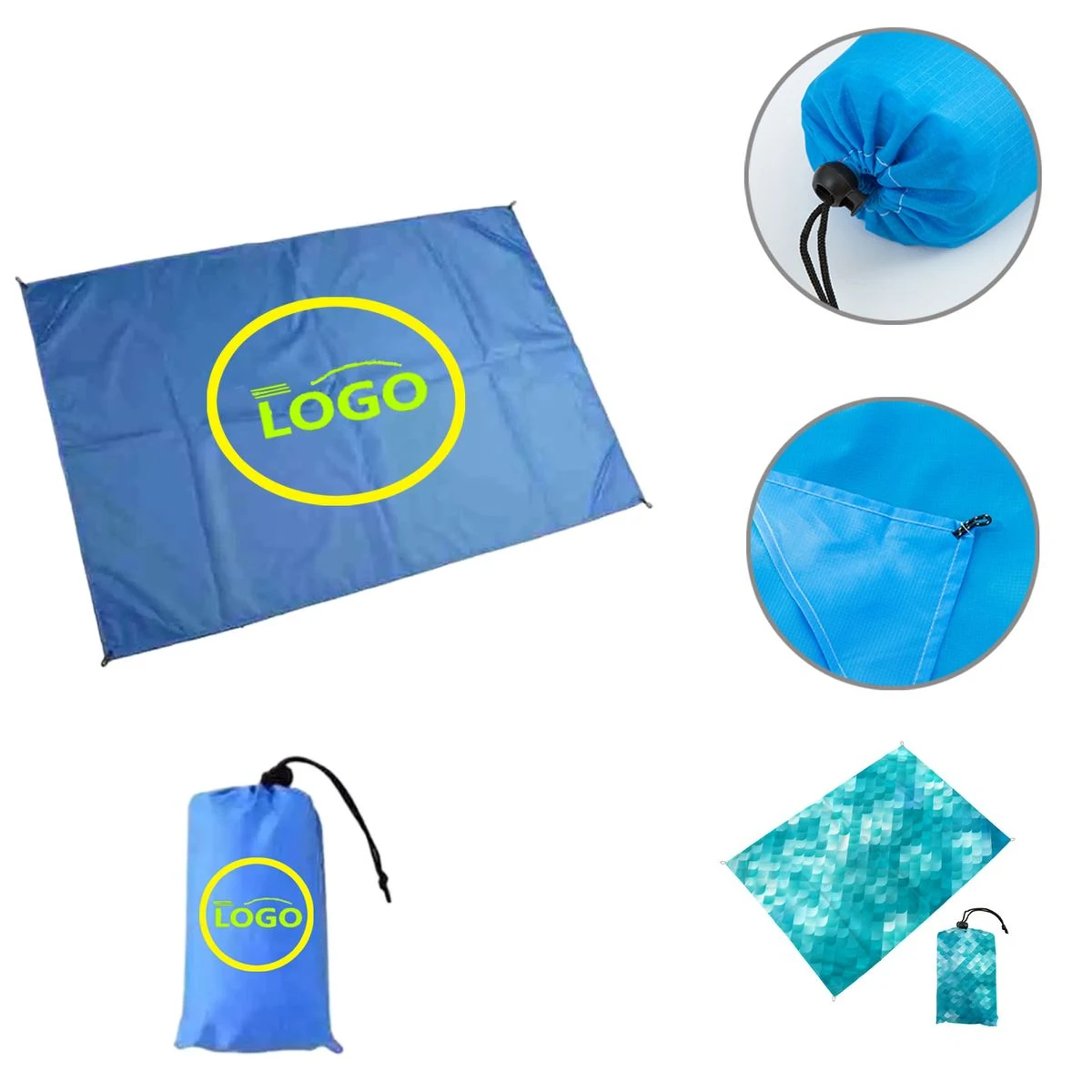 MOQ100 Full Print Picnic Mat Portable Beach Camping Mat 1