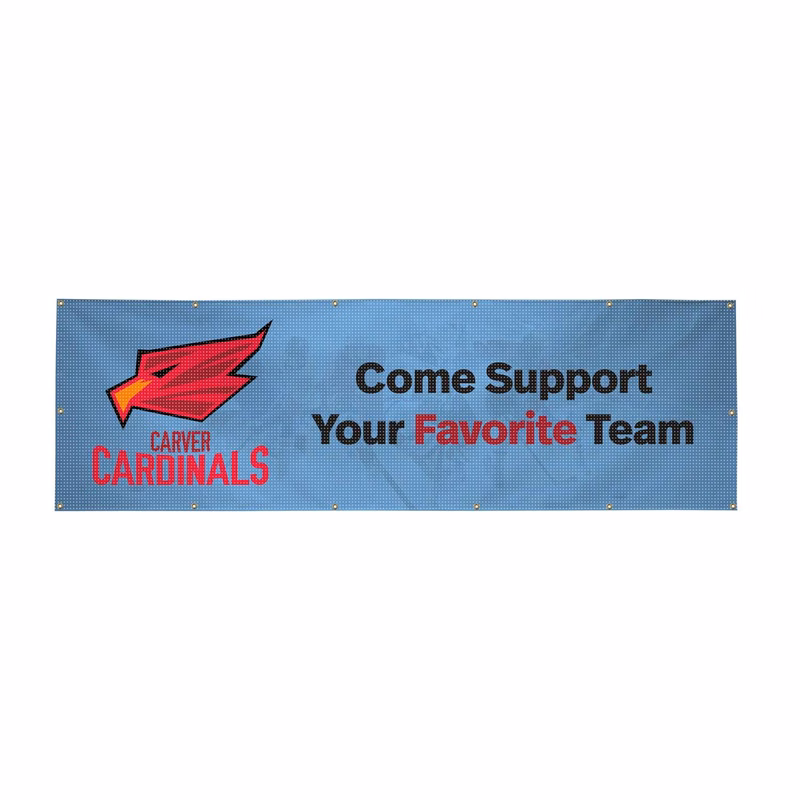 36" x 10' Mesh Vinyl Fence Banner
