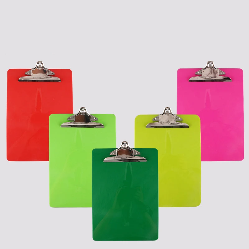 Plastic Clipboards with Sturdy Metal Clip 1