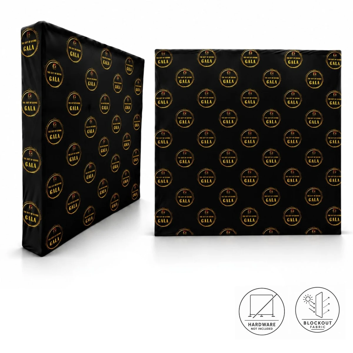 Replacement Graphics for 7.5' Straight Wall with Wrap End Caps, Superior Block Out Fabric 1