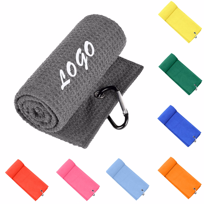 Soft Golf Towel Outdoor Sports Fitness Band Metal Buckle