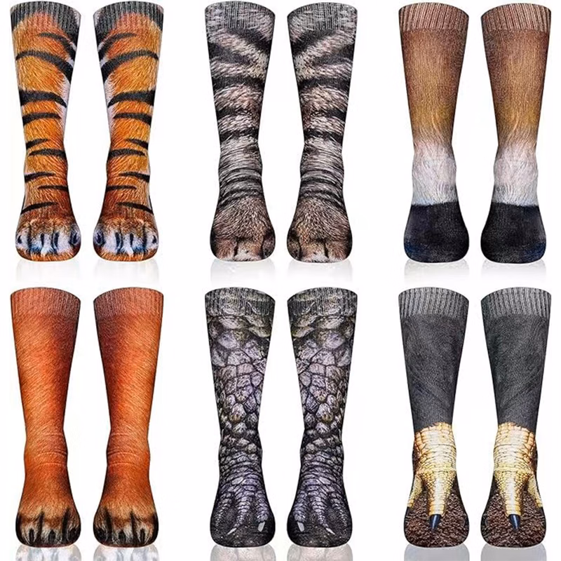 Personalized Printed Crew Socks