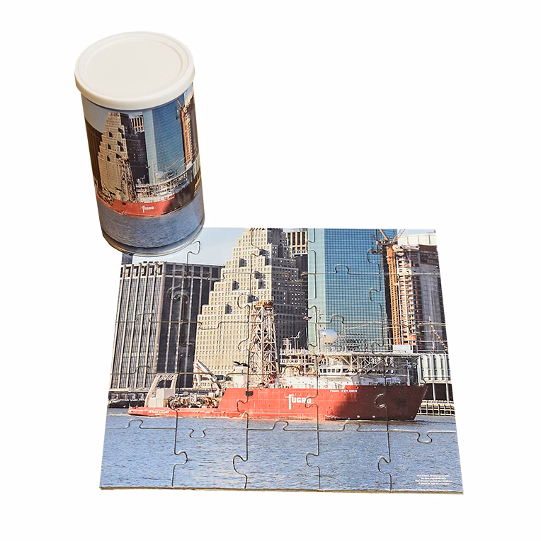 25 Pieces - 8" x 8" - Medium Puzzle in Can