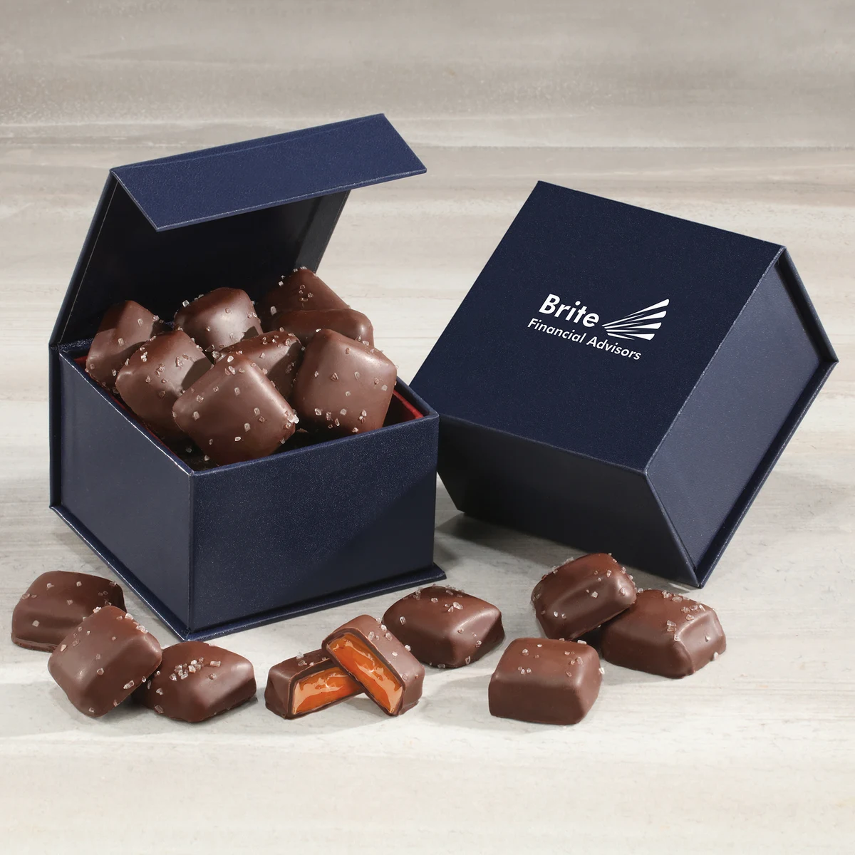 Magnetic Keepsake Box with Chocolate Sea Salt Caramels 1