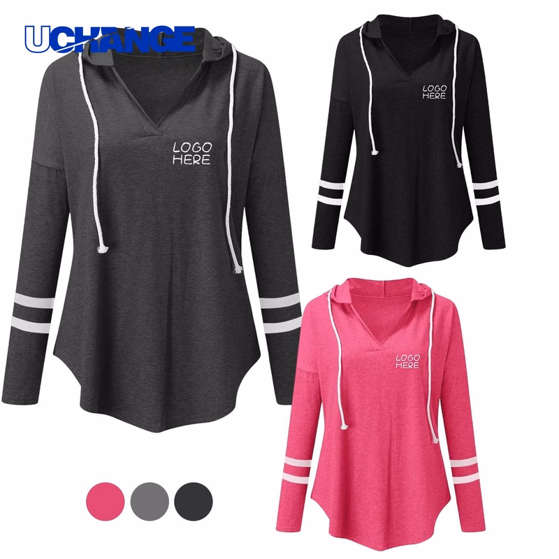 Drawstring V-Neck Tee